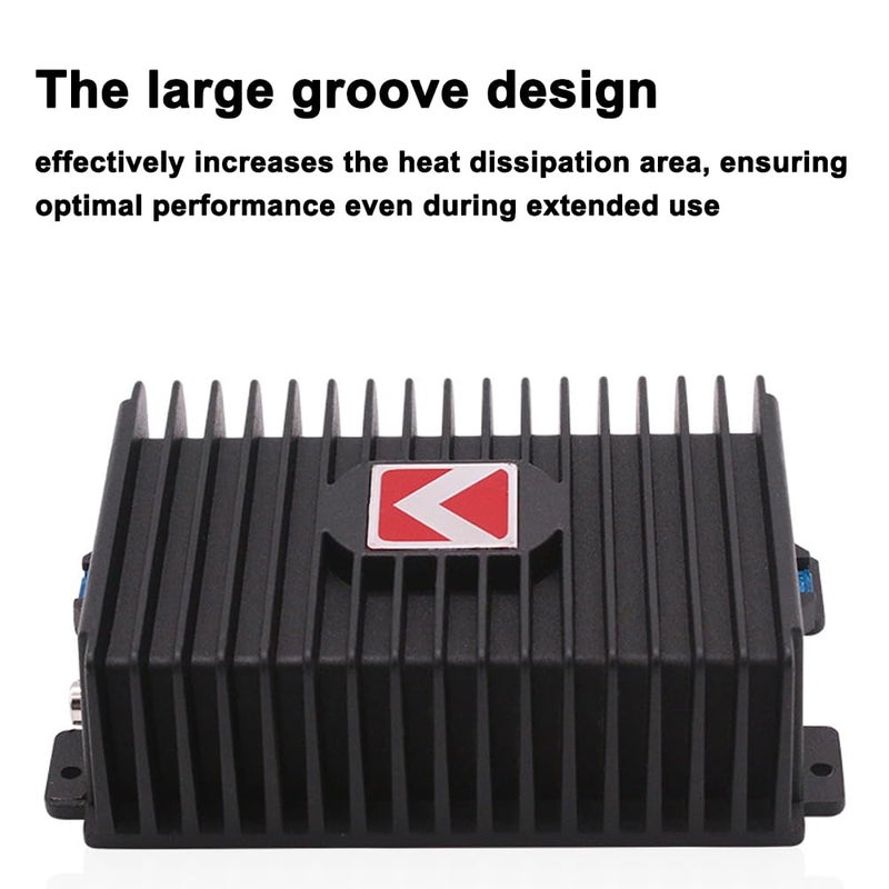 GoolRC 4-Channel Full-Range Amplifier, 80Wx4 Audio Modification Power Amplifier Digital Sound Processor Class A/B for Android Car Player - Image 4